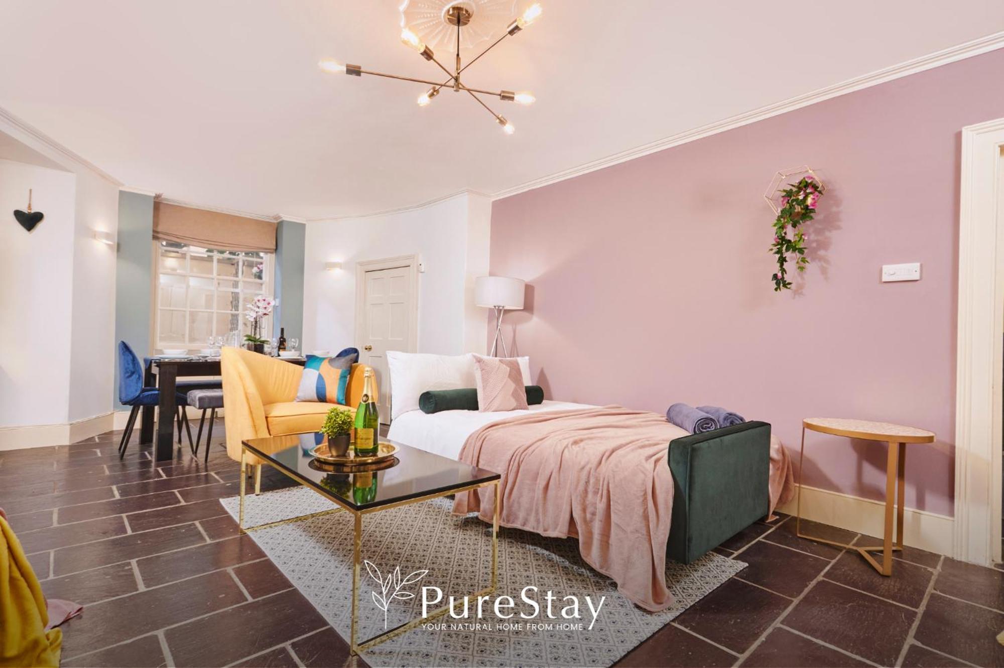 Beautiful 2Bedroom 4 Actual Beds House With Wifi By Purestay Bath Exteriér fotografie